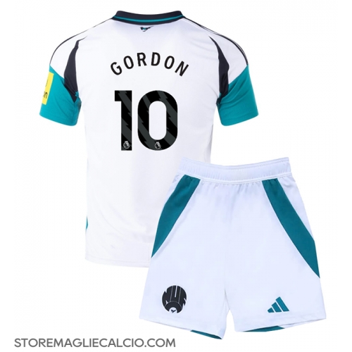 Newcastle United Anthony Gordon #10 Maglia Gara Terza Repliche 2024-25 Bambino Maniche Corte Newcastle United Anthony Gordon #10 Maglia Gara Terza Repliche 2024-25 Bambino Maniche Corte